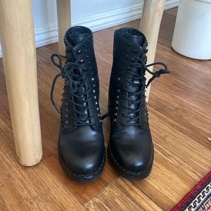 ASH
Studded Leather Combat Boots size 37